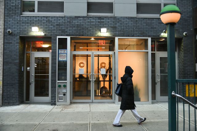 Signage at Columbia Care, a medical marijuana dispensary opened in the East Village in Manhattan, January 7, 2016.
